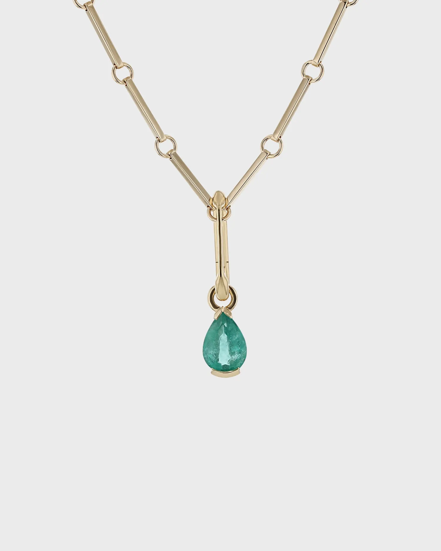 Green Emerald Pear Carabiner