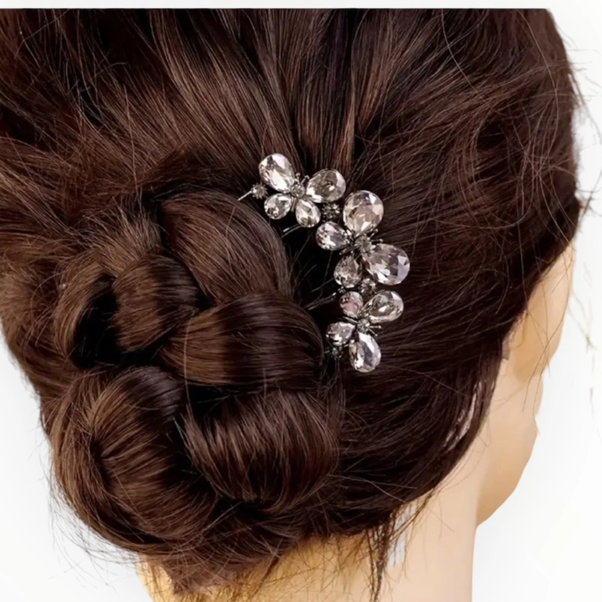 Hairfork - Hairaccessories - Hairpin met vlinders