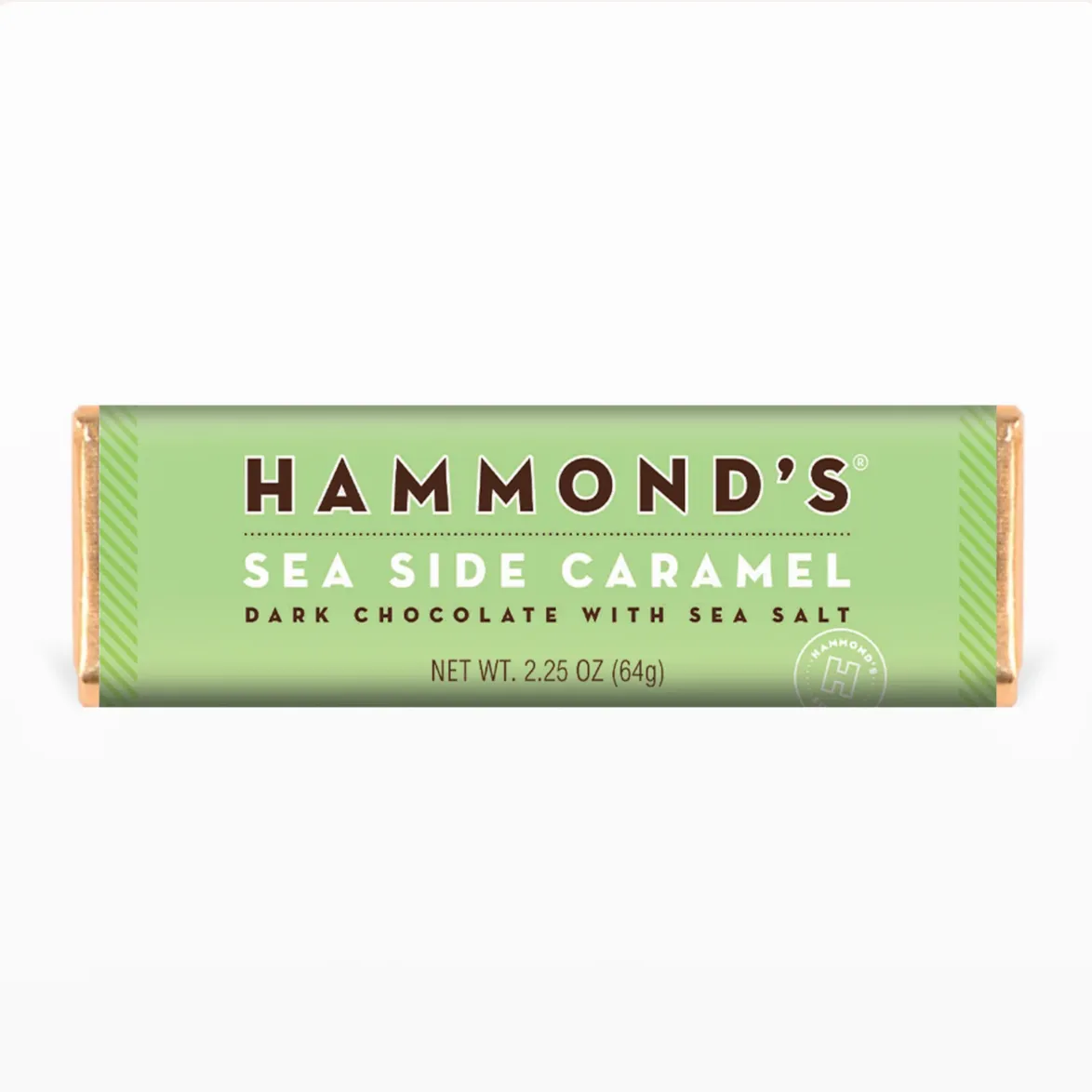 Hammond's Sea Side Caramel Dark Chocolate With Sea Salt