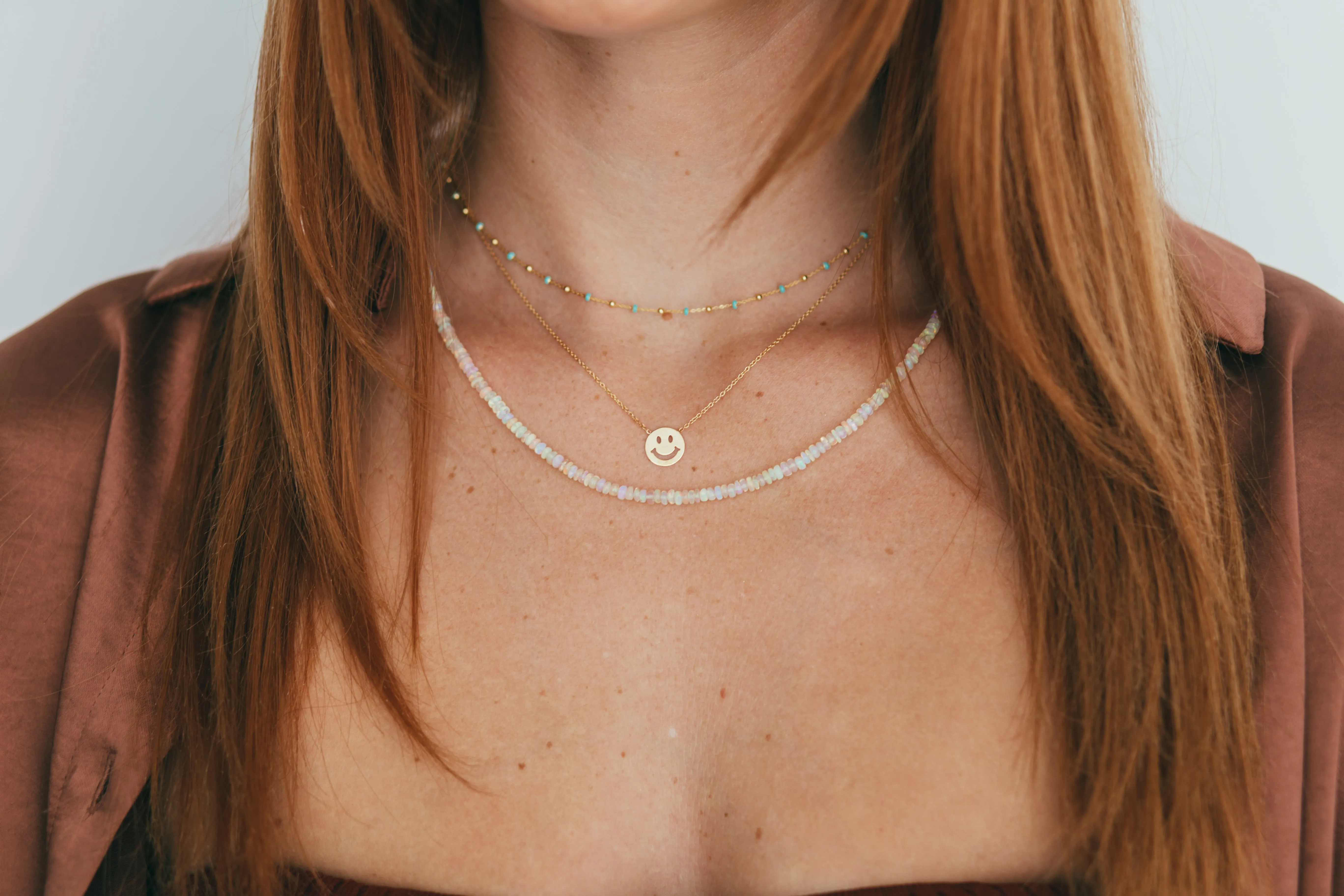 Happy Face Necklace