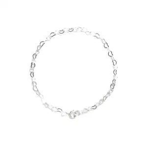 Heart Bracelet In Silver