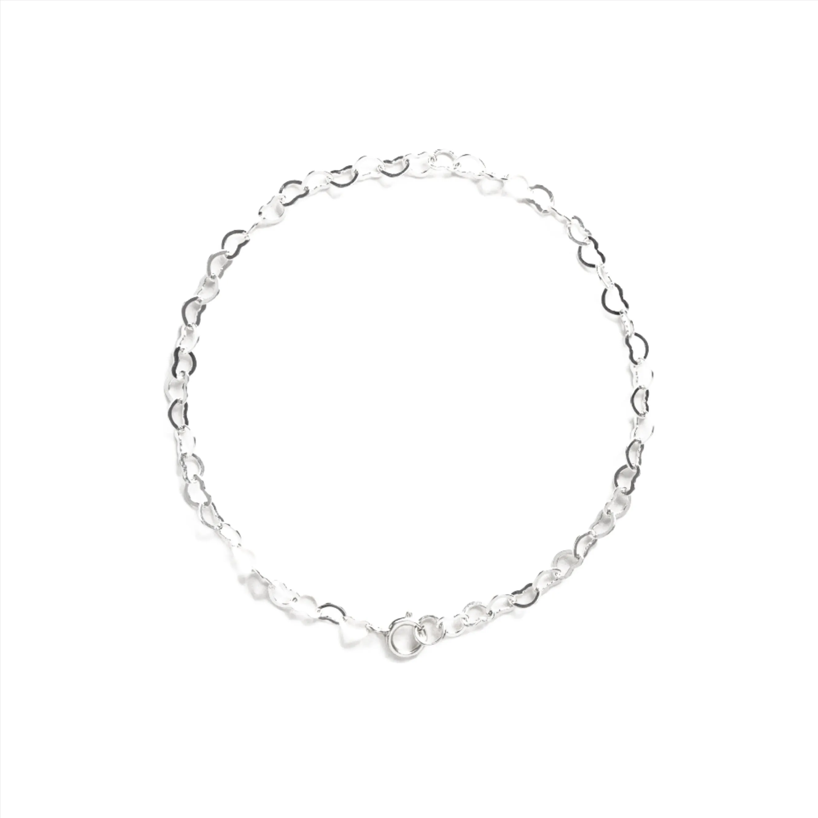 Heart Bracelet In Silver