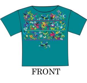Hummingbird Huipil Short Sleeve Sabaku