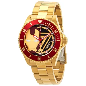 Invicta Marvel Ironman Black Dial Men's Watch 29678
