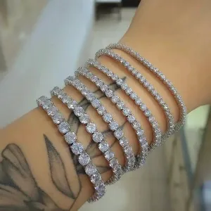 Lab Diamond Tennis Bracelet