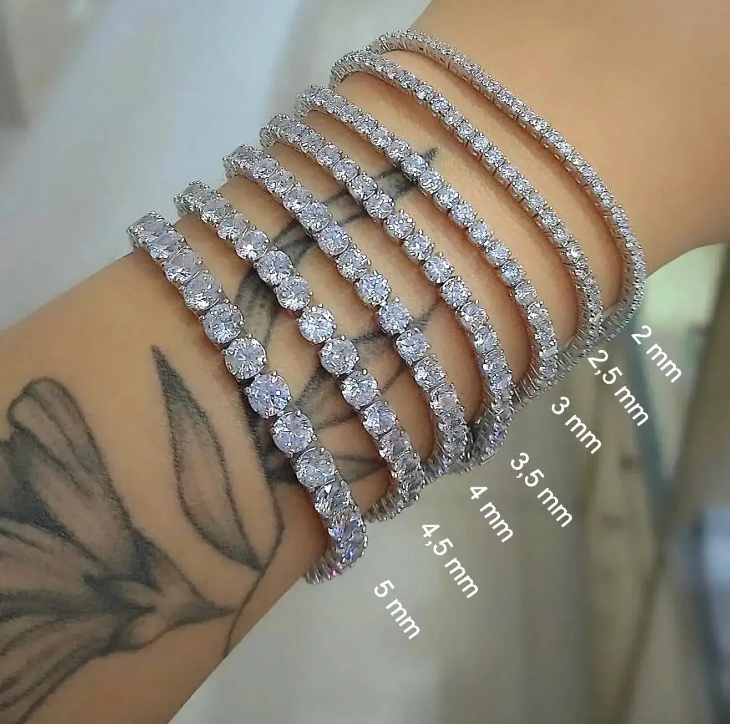 Lab Diamond Tennis Bracelet