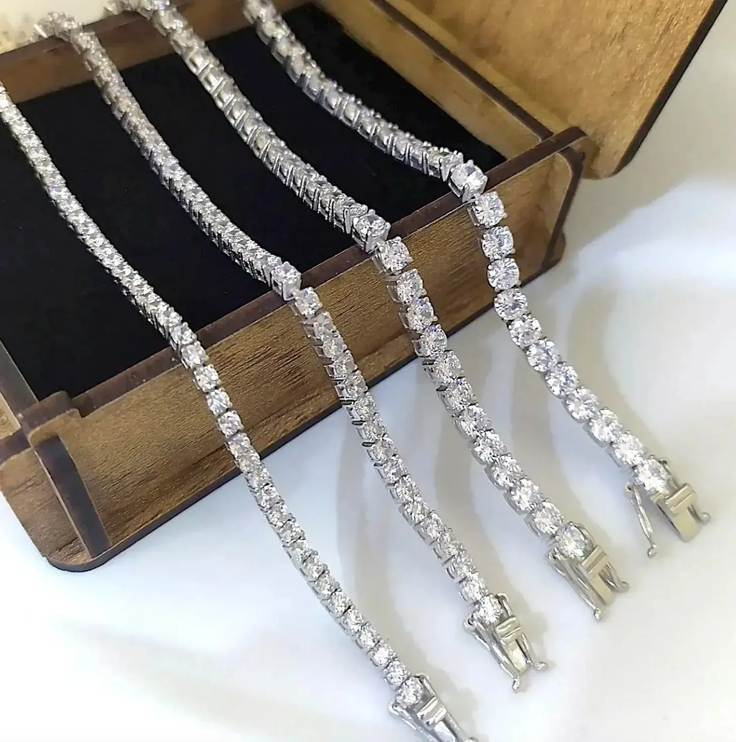 Lab Diamond Tennis Bracelet