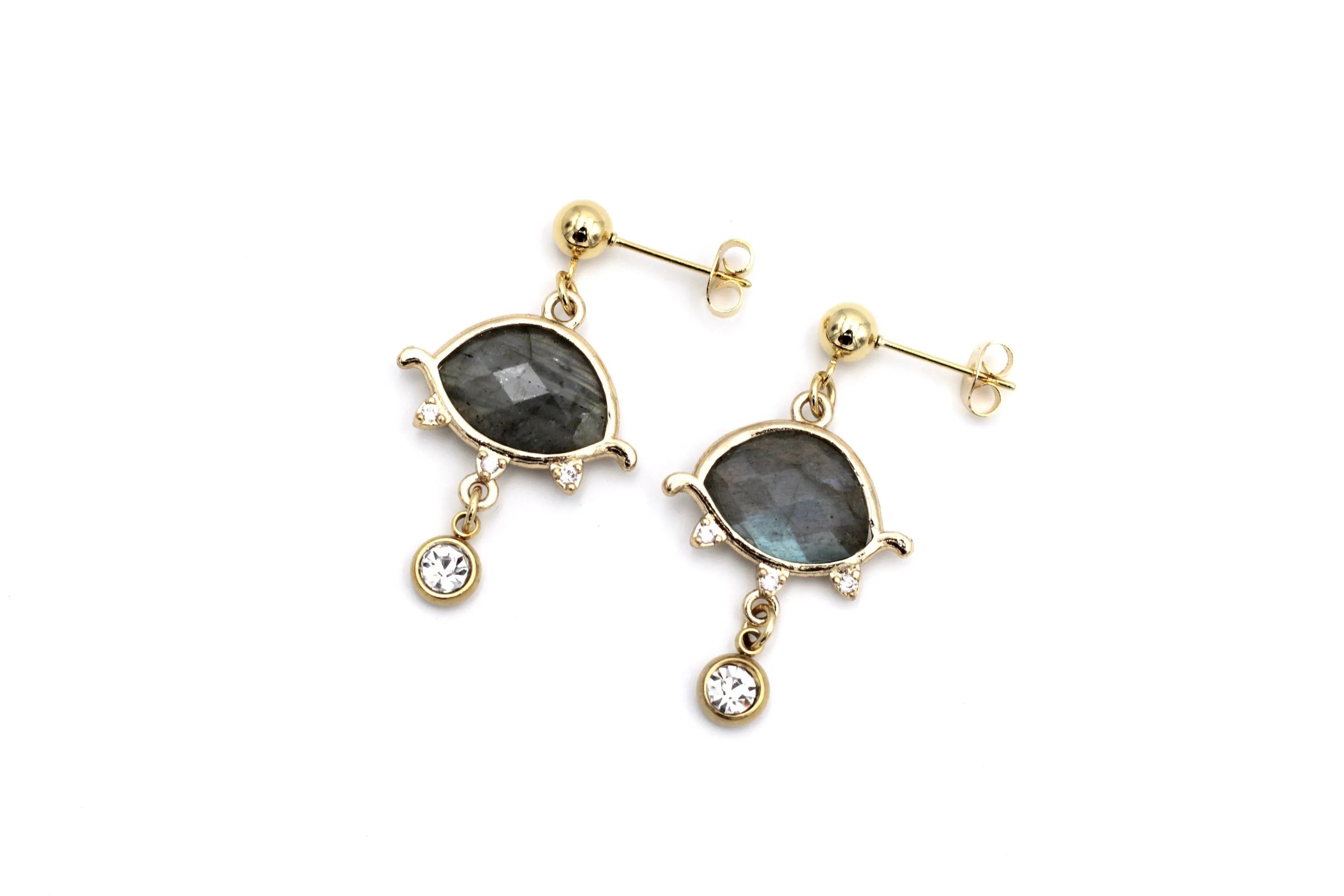 Labradorite Earrings
