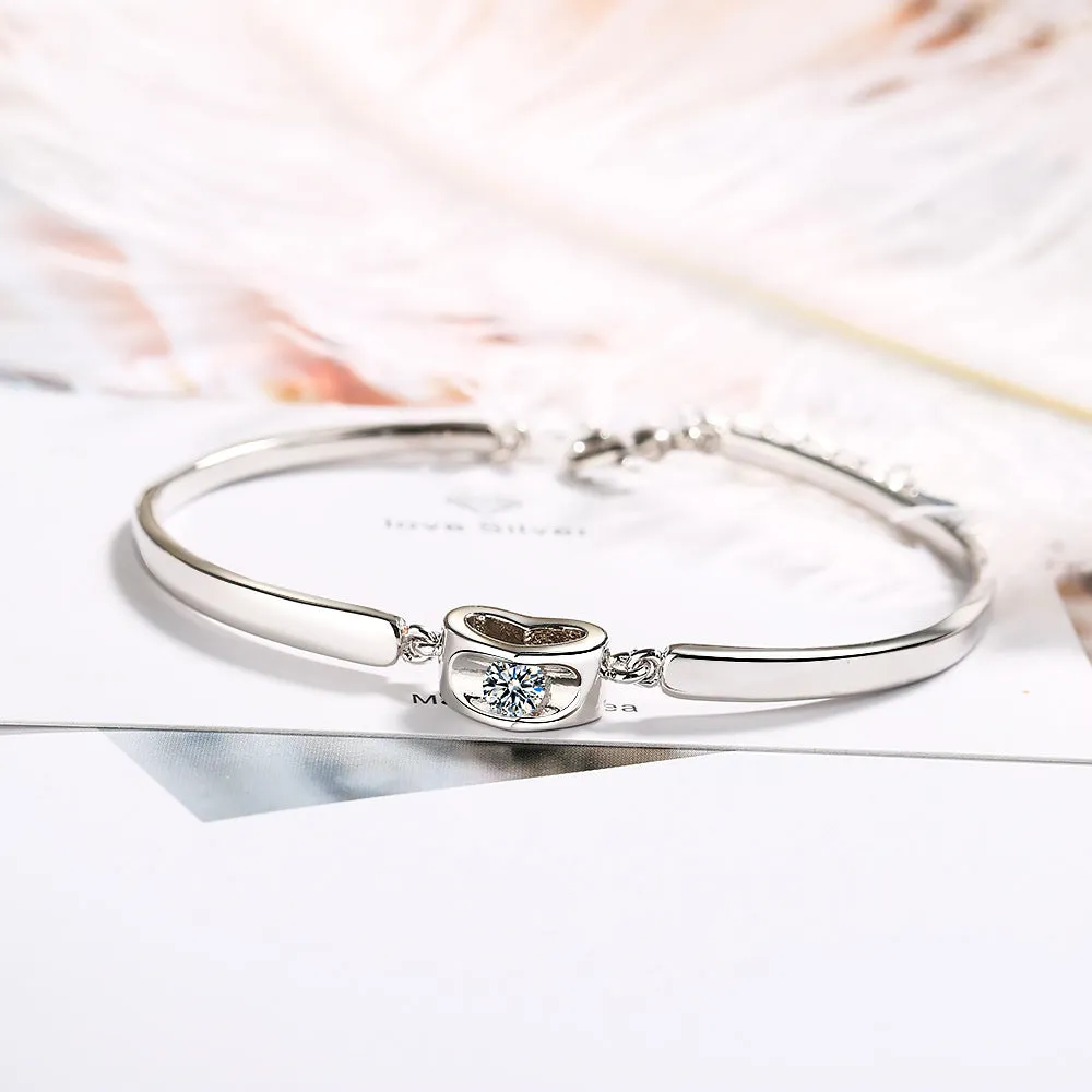 Ladies Heart Bracelet