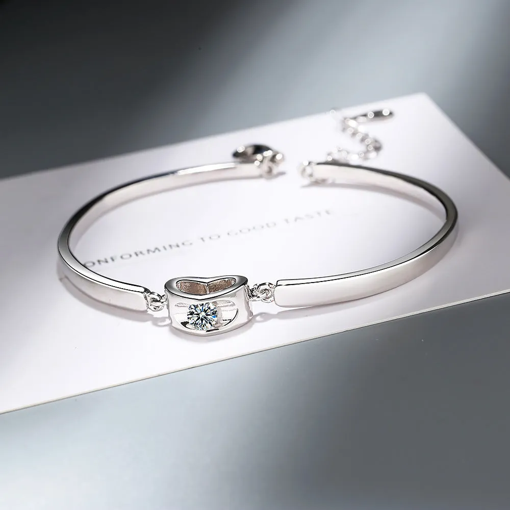 Ladies Heart Bracelet