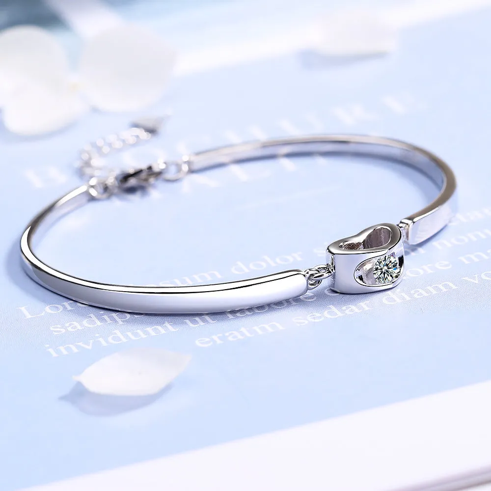 Ladies Heart Bracelet