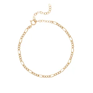 Large Figaro Chain Bracelet
