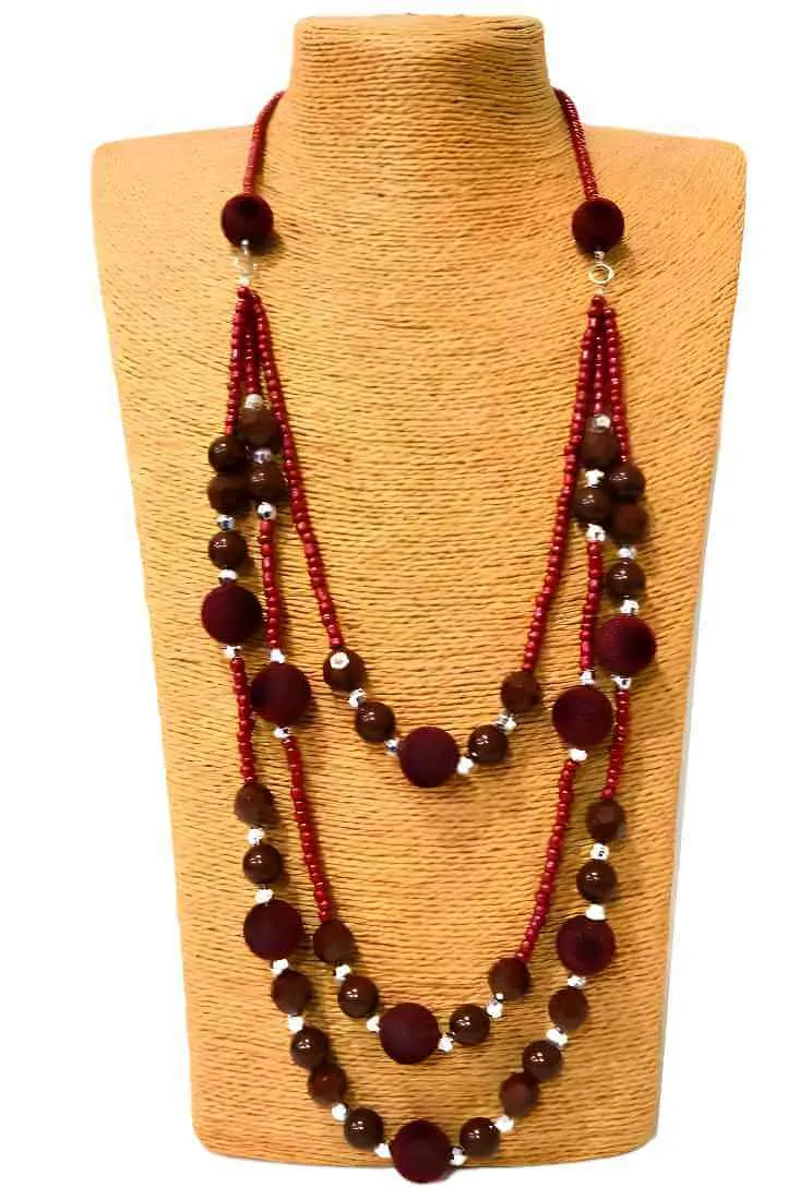 Layered Beaded Necklace