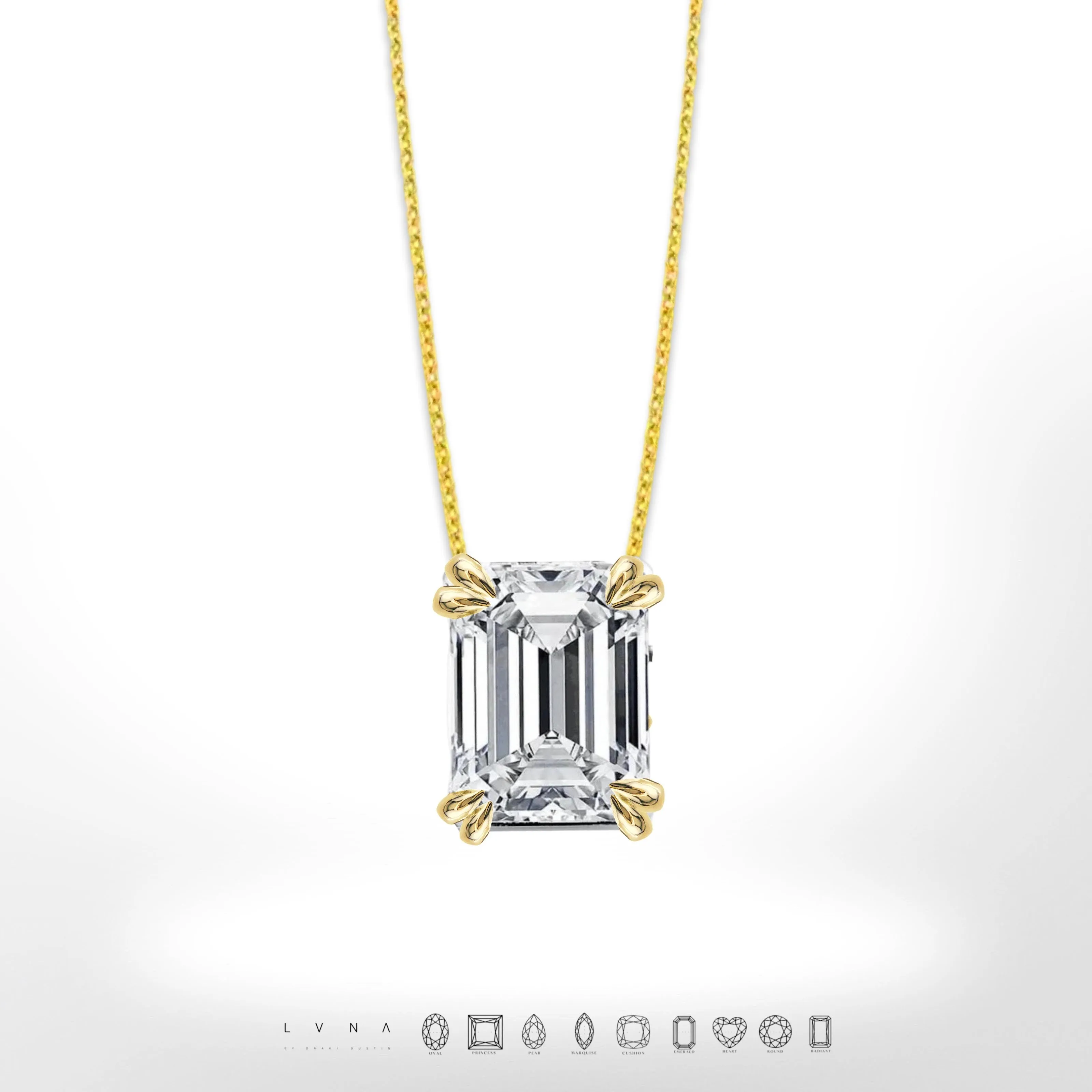 #LoveLVNA | Baltazar Emerald Solitaire Necklace