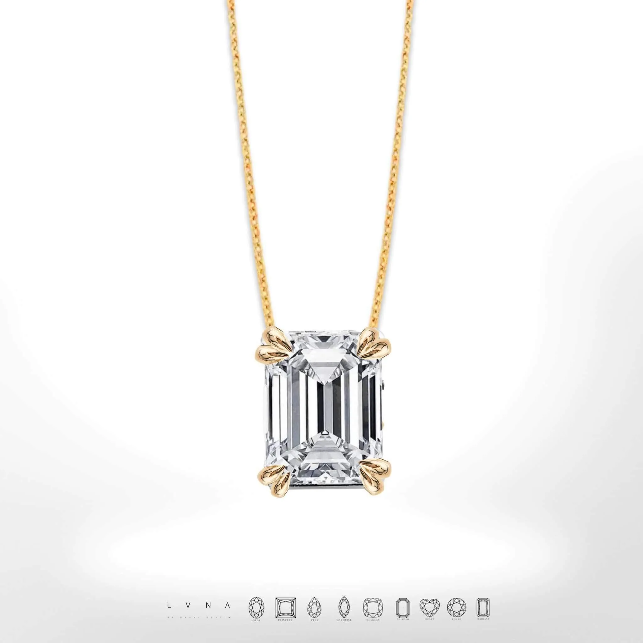 #LoveLVNA | Baltazar Emerald Solitaire Necklace