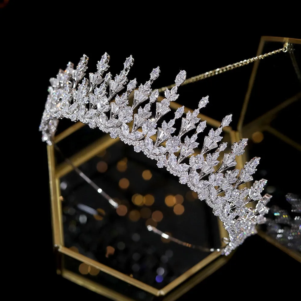 Luxury Bridal Crown Tiara