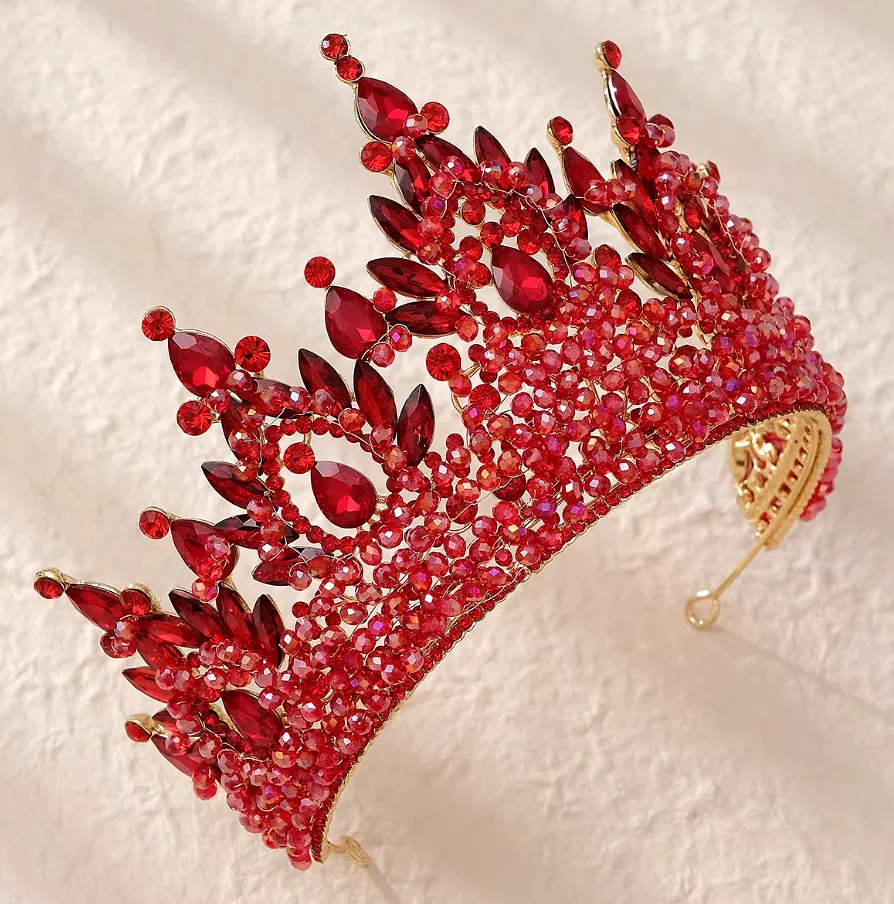 Luxury Crystal Tiara Prom Hair Accessories Crown