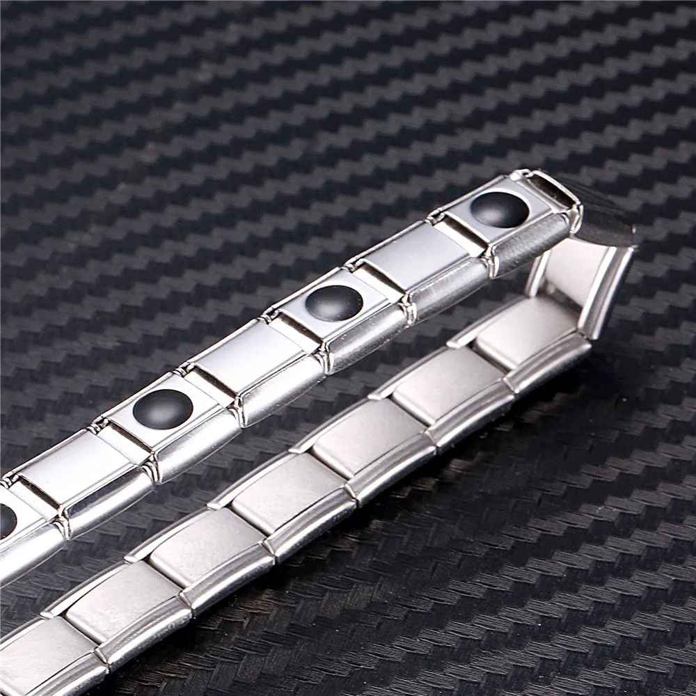 Magnet elastic stainless steel bracelet