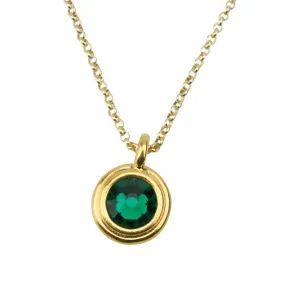 May Birthstone Necklace