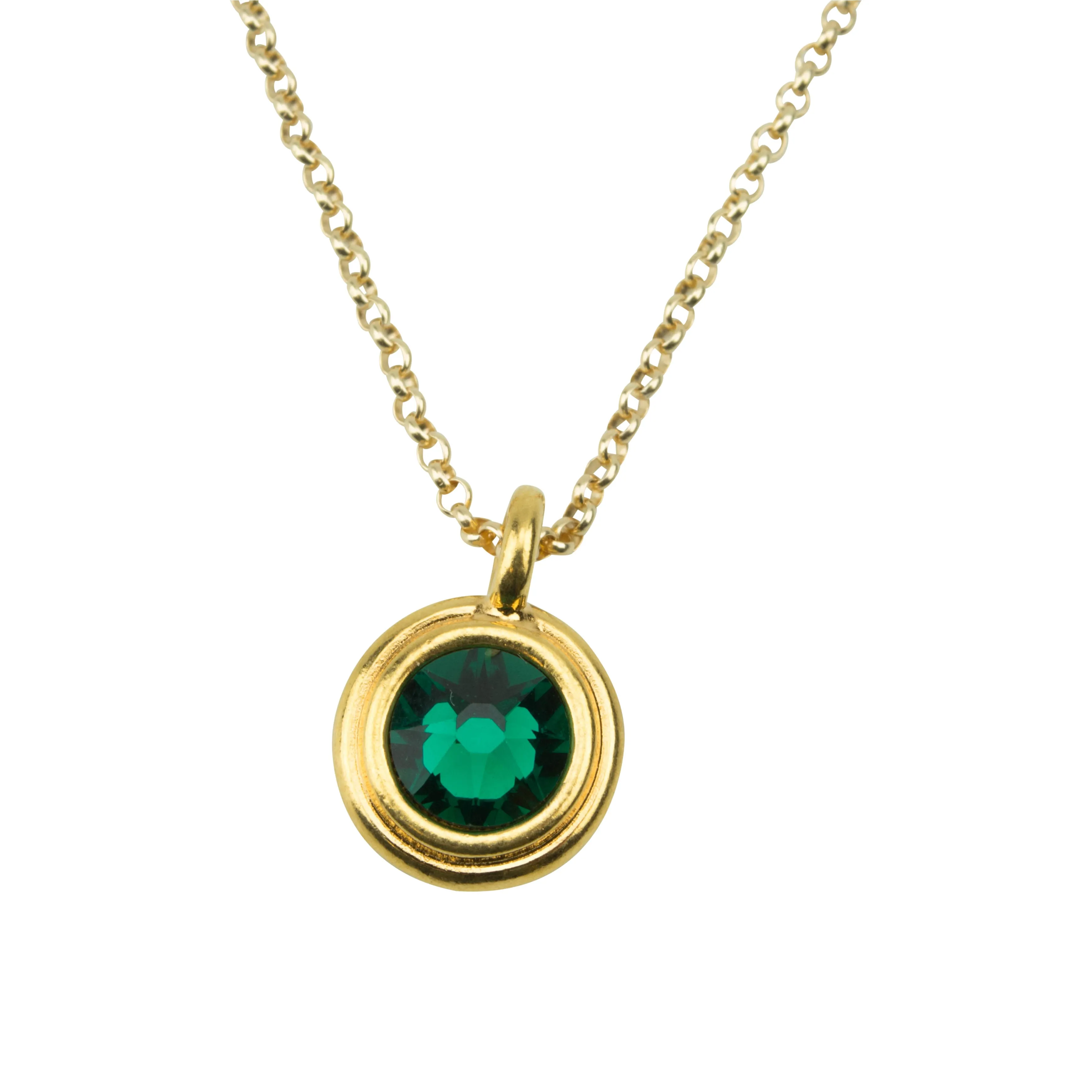 May Birthstone Necklace
