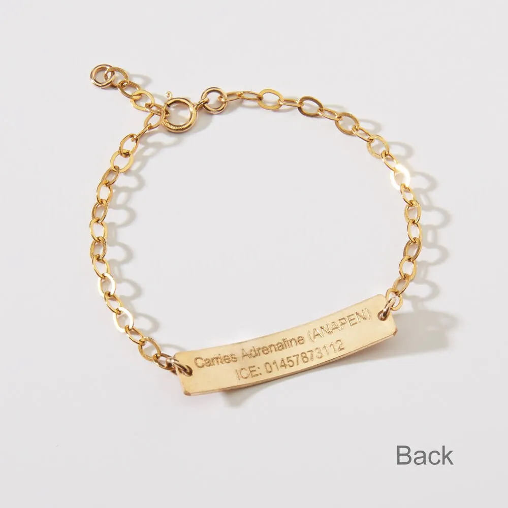 Medical ID Bracelet - Custom Medical Alert ID - CG307B. Starts at