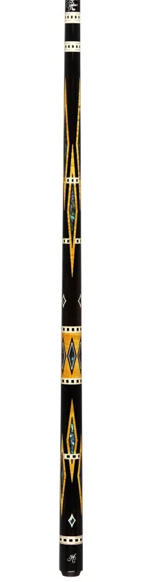 Meucci BMC Ebony Diamond Limited Cue with Carbon Shaft - BMCDEBONYC