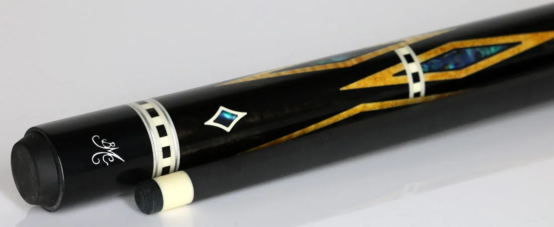 Meucci BMC Ebony Diamond Limited Cue with Carbon Shaft - BMCDEBONYC
