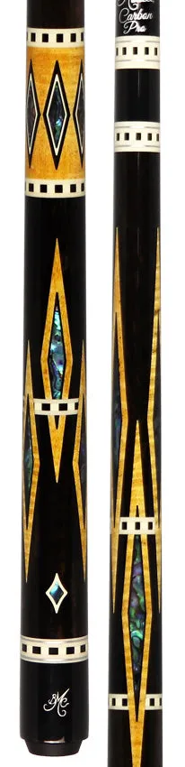 Meucci BMC Ebony Diamond Limited Cue with Carbon Shaft - BMCDEBONYC