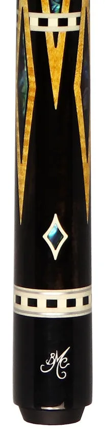 Meucci BMC Ebony Diamond Limited Cue with Carbon Shaft - BMCDEBONYC