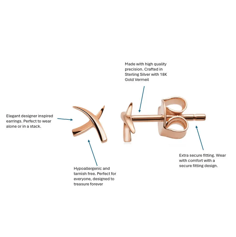 Molto Kiss Stud Earrings