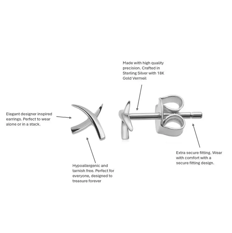 Molto Kiss Stud Earrings