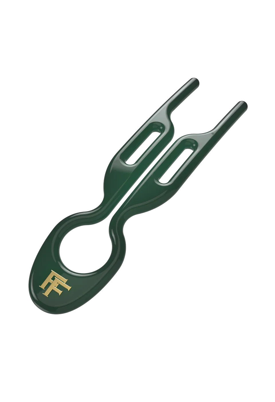N 1 Hairpin Emerald Green X3
