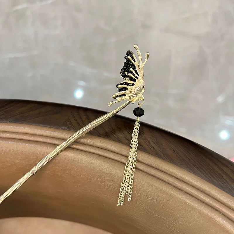 New Ancient Style Alloy Hairpin Simple  Court Hair Accessories Daily Hanfu Chopsticks