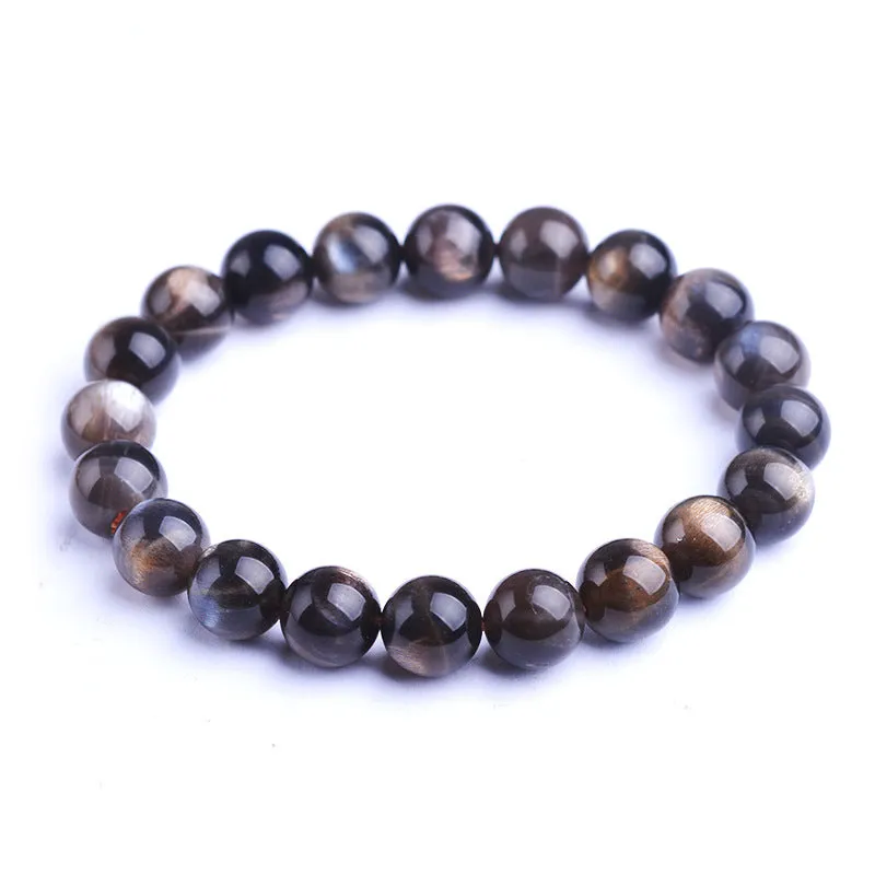 New Natural Dream Black Gold Sunstone Bracelet