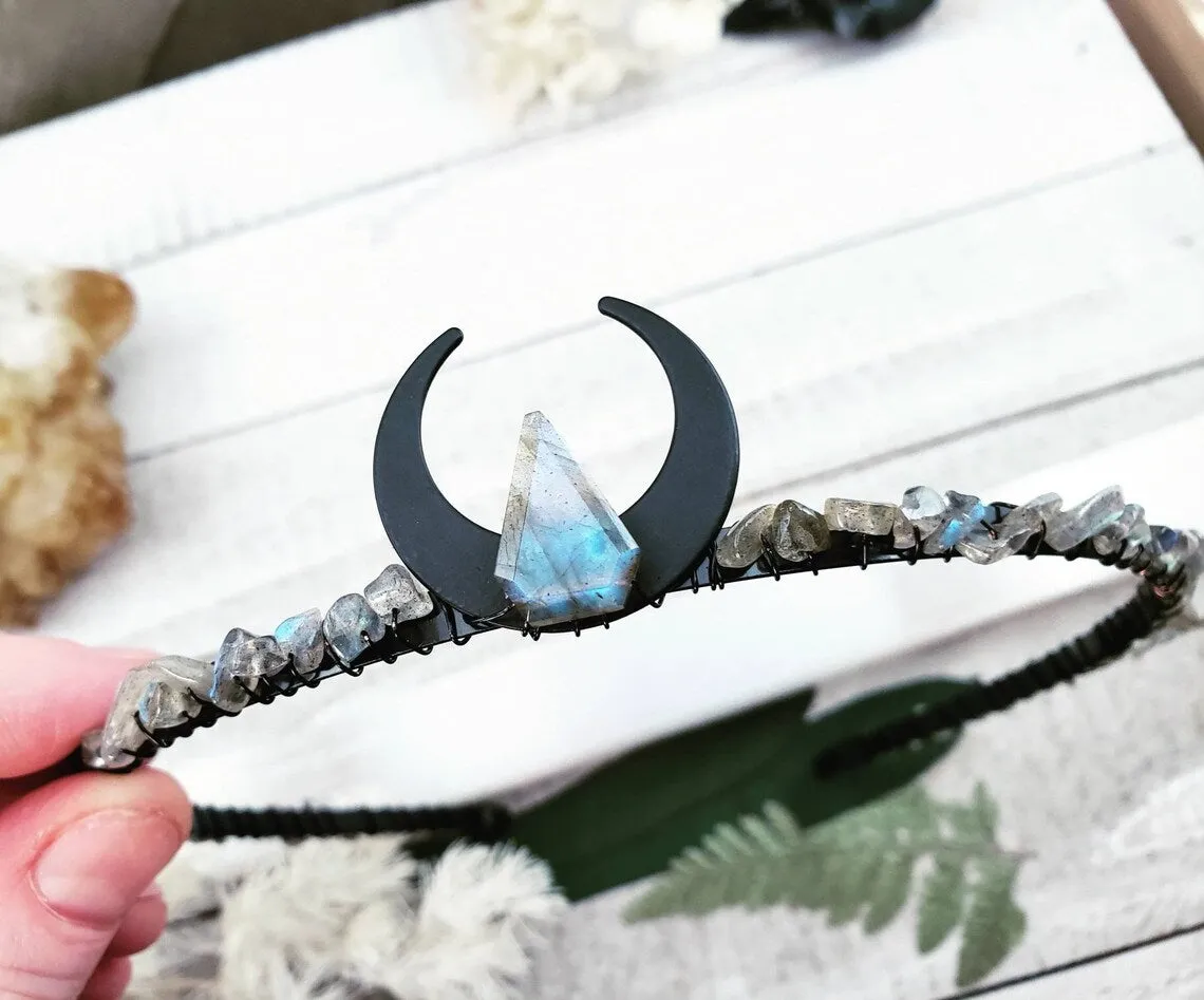 Nyx night goddess headpiece