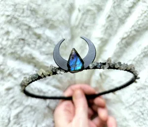 Nyx night goddess headpiece