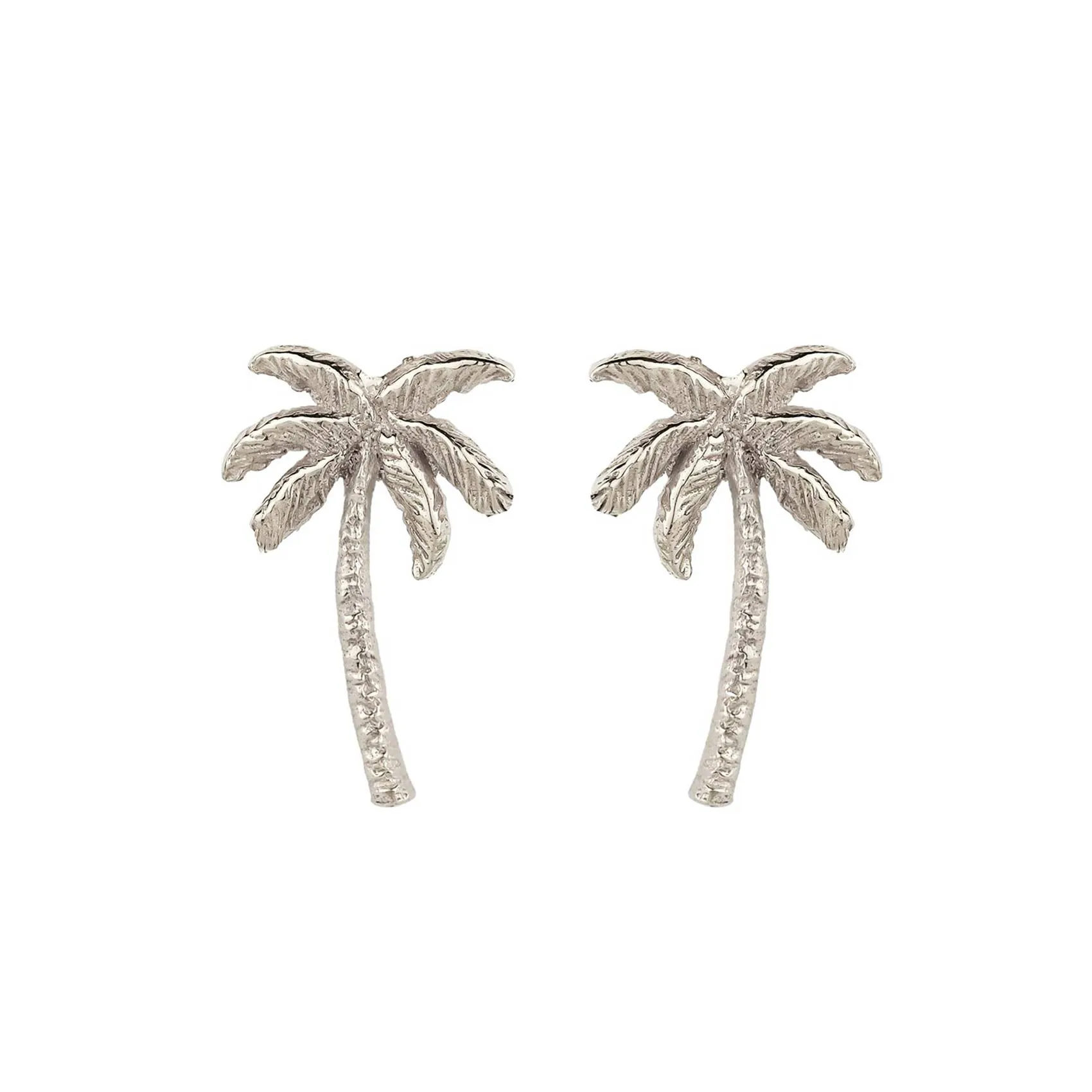 Oasis Palm Stud Earrings