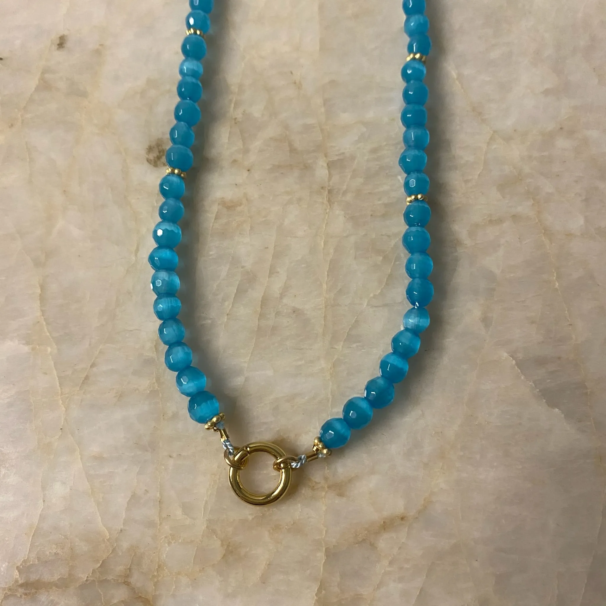 Ocean Water Clasp Necklace