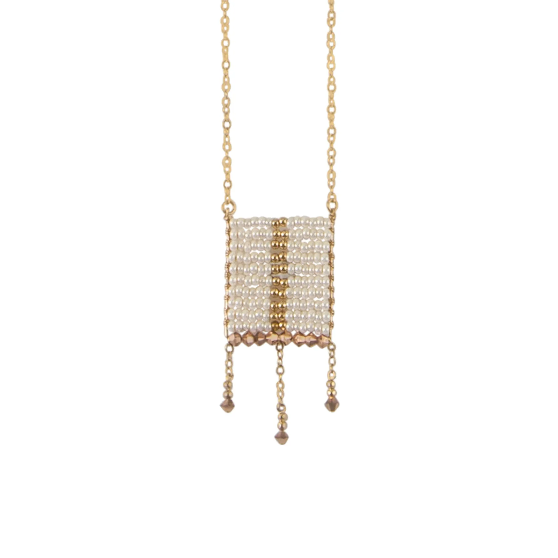 Olakira Necklace  - PEARL/GOLD/ROSE GOLD
