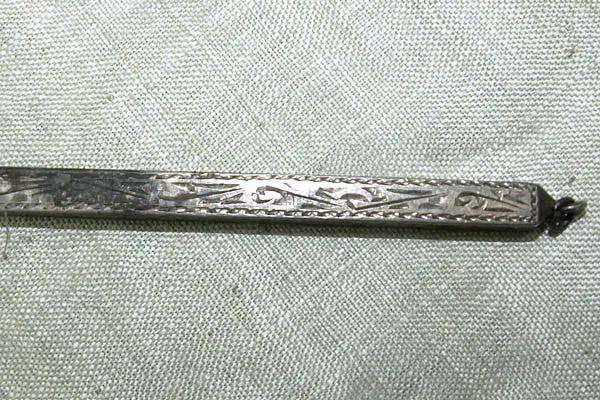 Old Silver Hairpin from Thailand