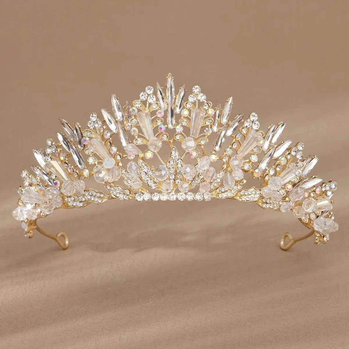 Party Crystal Rhinestone Tiara Crowns for  Weddings Parties Birthdays