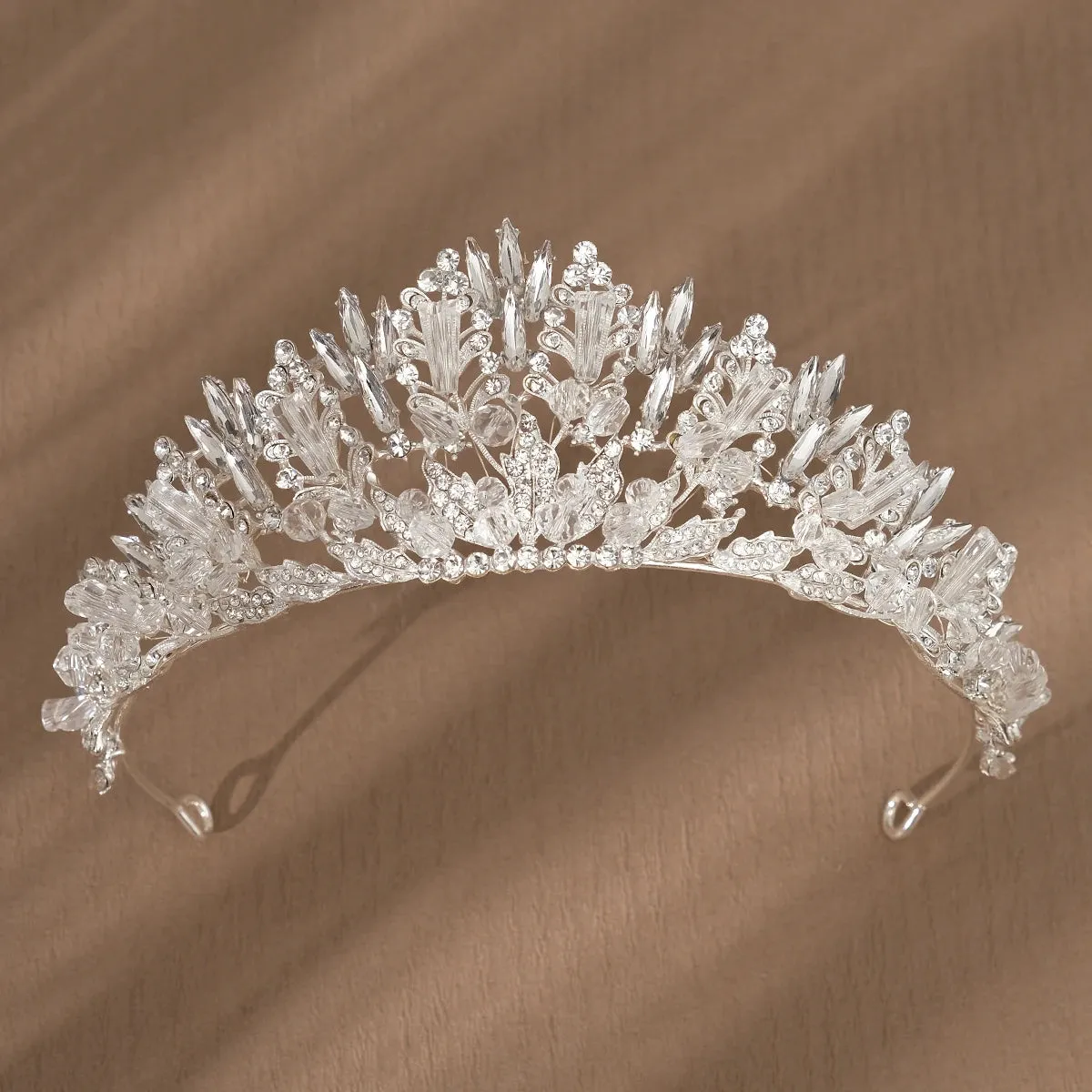 Party Crystal Rhinestone Tiara Crowns for  Weddings Parties Birthdays