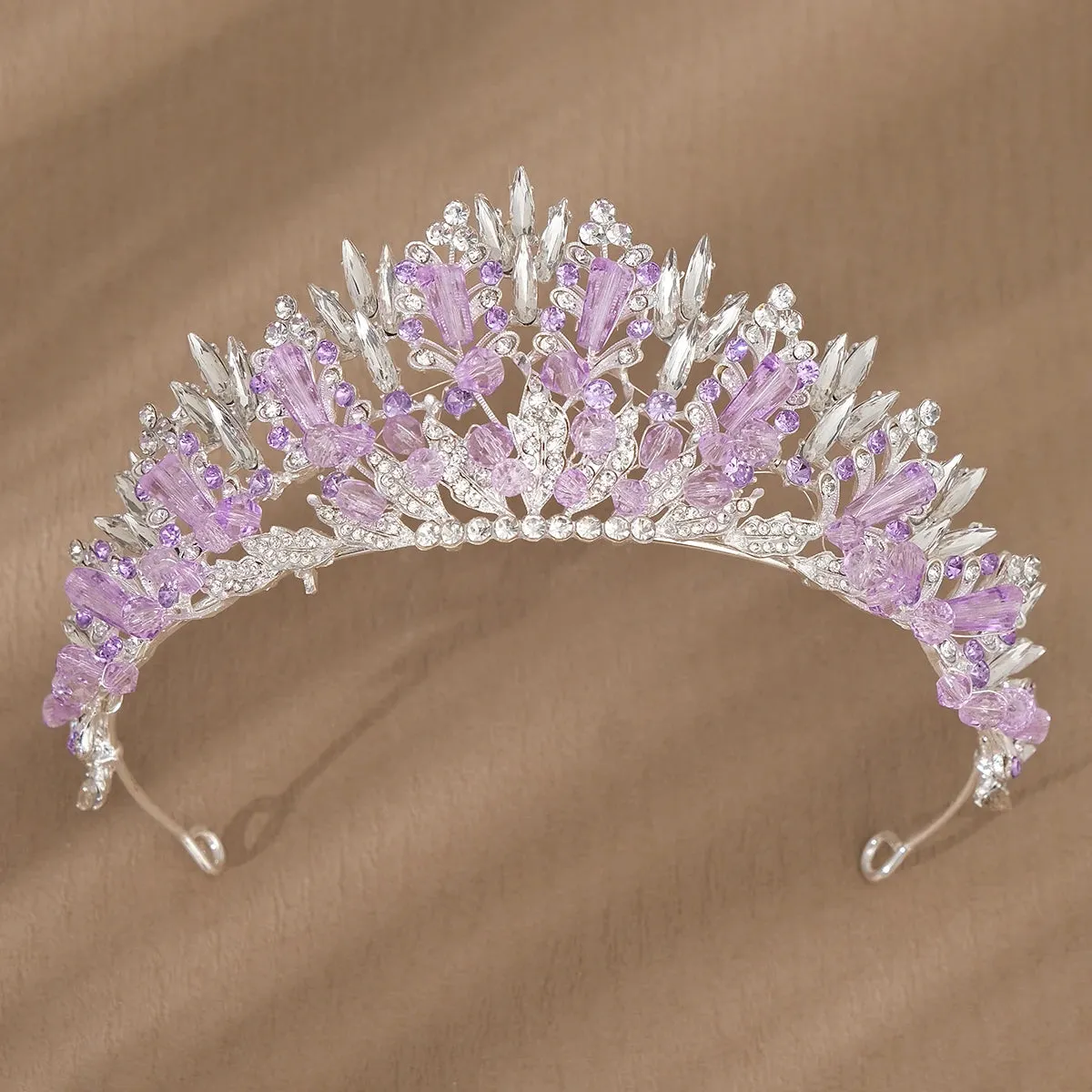 Party Crystal Rhinestone Tiara Crowns for  Weddings Parties Birthdays