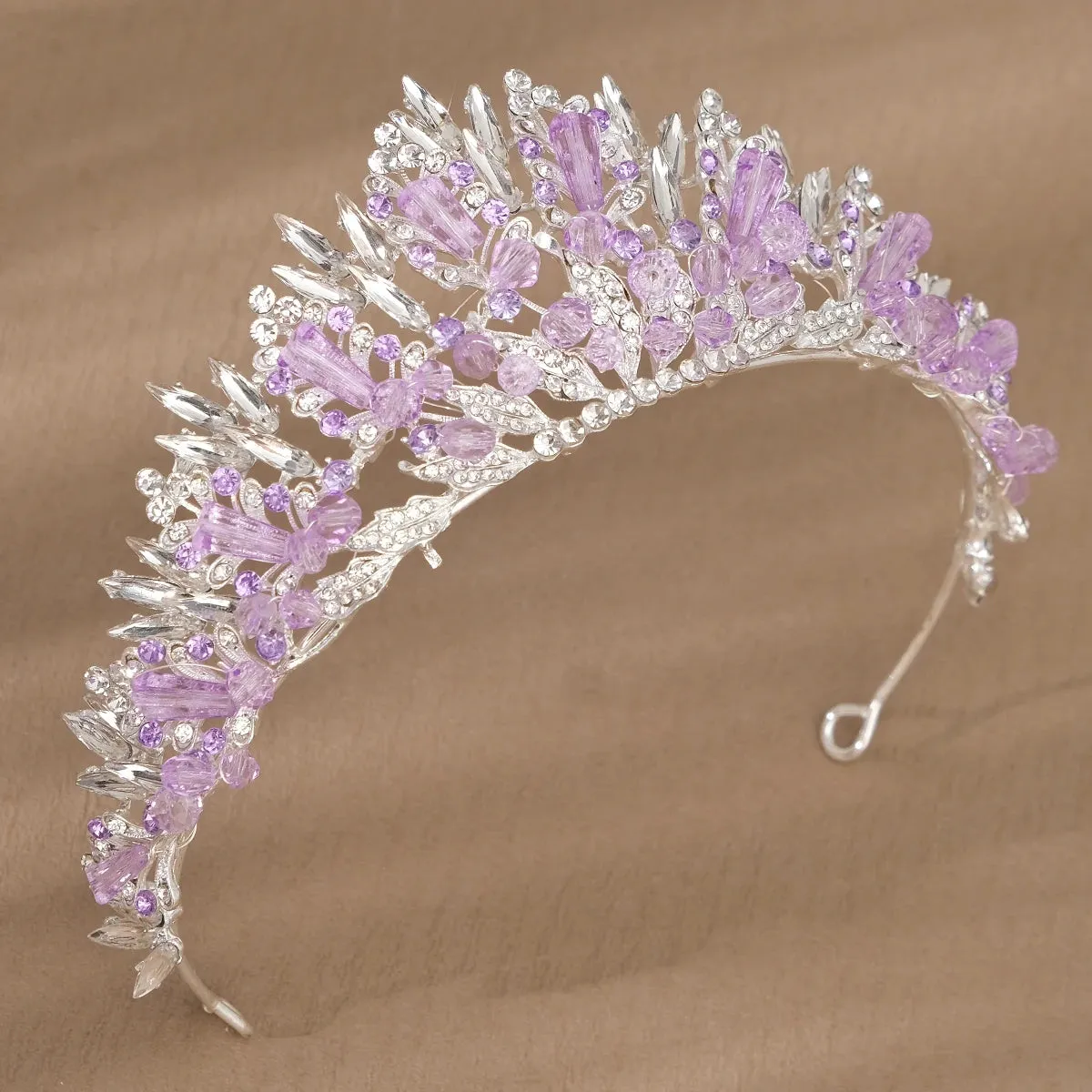 Party Crystal Rhinestone Tiara Crowns for  Weddings Parties Birthdays