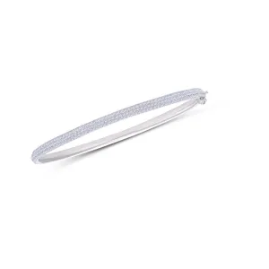 Pave Diamond Bangle Bracelet