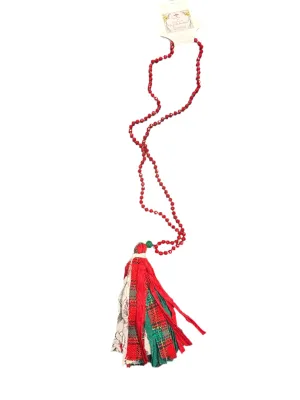 Pearl Plaid Necklace