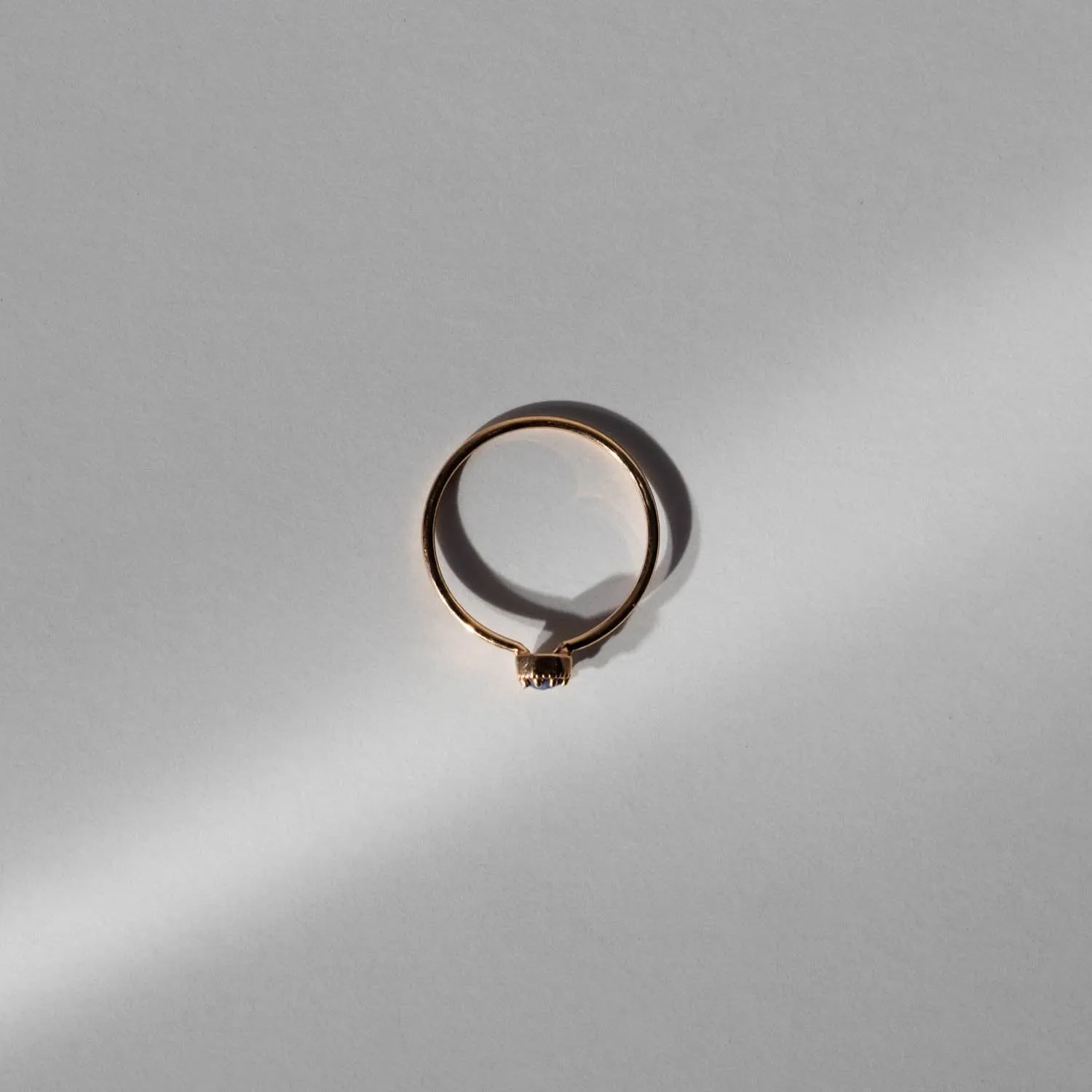 Petite Crown Bezel Lapis Ring
