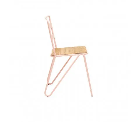 Pink Metal Chair