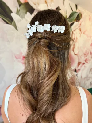 Pippa Clay Flower Hair Comb
