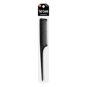 PLASTIC COMB TAIL COMB (BLACK)